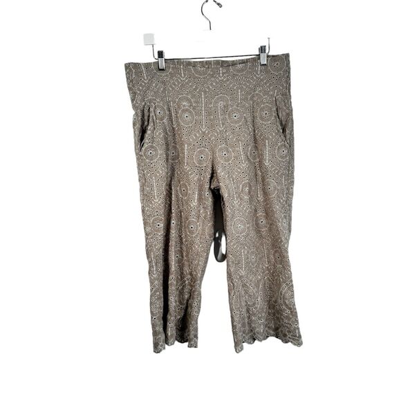 Sundance Cream Cropped Ankle Pants - Picture 2 of 6